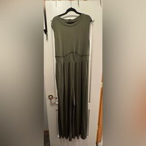 Cider Chic Olive Jumpsuit